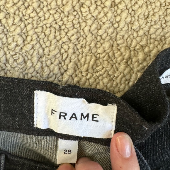 FRAME “Le High Straight” Two-toned Size 28 - Picture 3 of 6